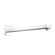 brushed nickel rain shower arm