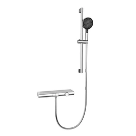 Sliding Bar Set with Thermostatic Mixer Shelf