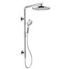 round rainfall shower head system