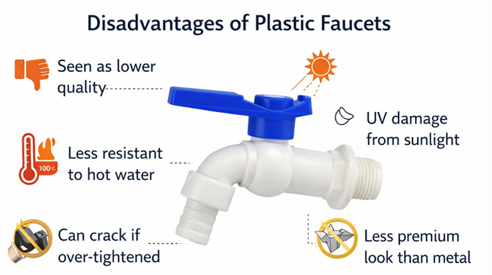 Disadvantages of Plastic Faucets