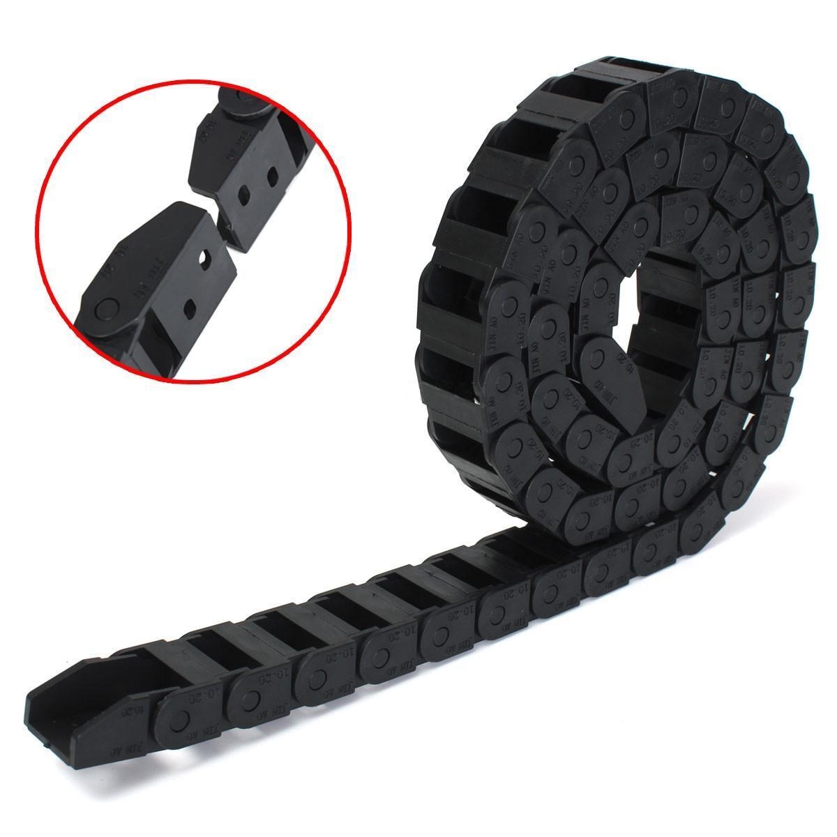 A dynamic cable carrier ensuring stable protection and flexible movement of cables in high-speed machinery, ideal for robotics, AGVs, and continuous-motion equipment.