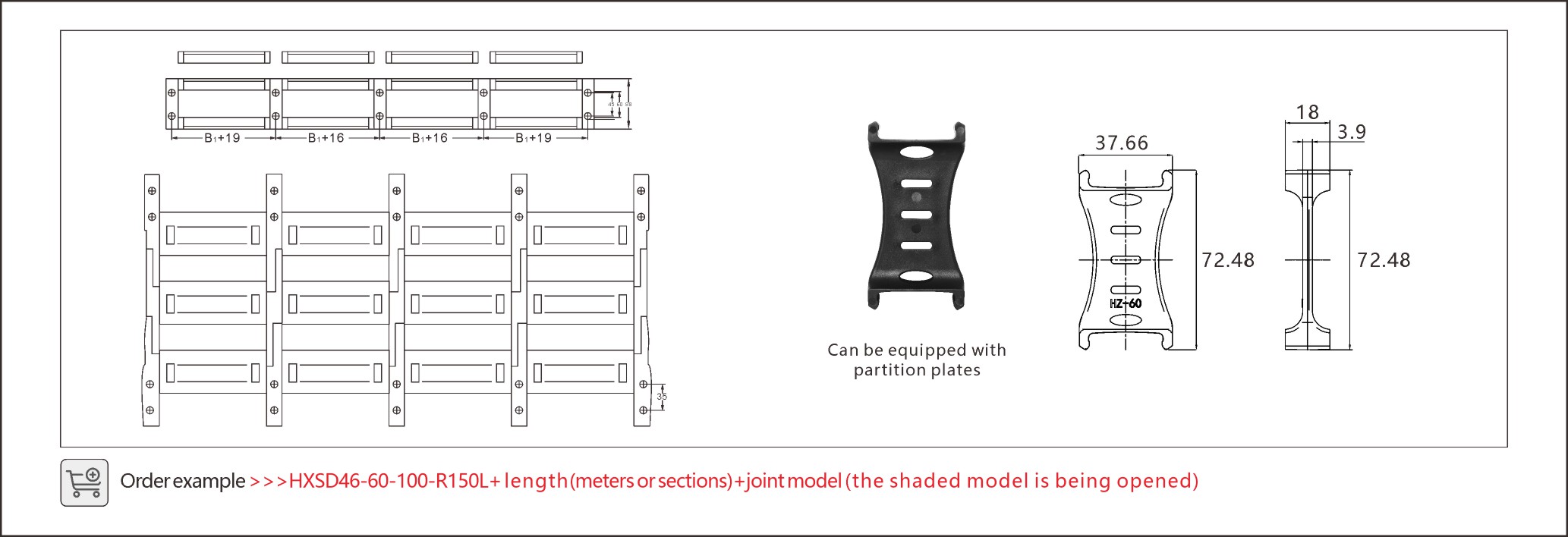 Tailor-made custom built drag chain solutions offering precise, reliable cable protection and smooth movement for various industrial applications.