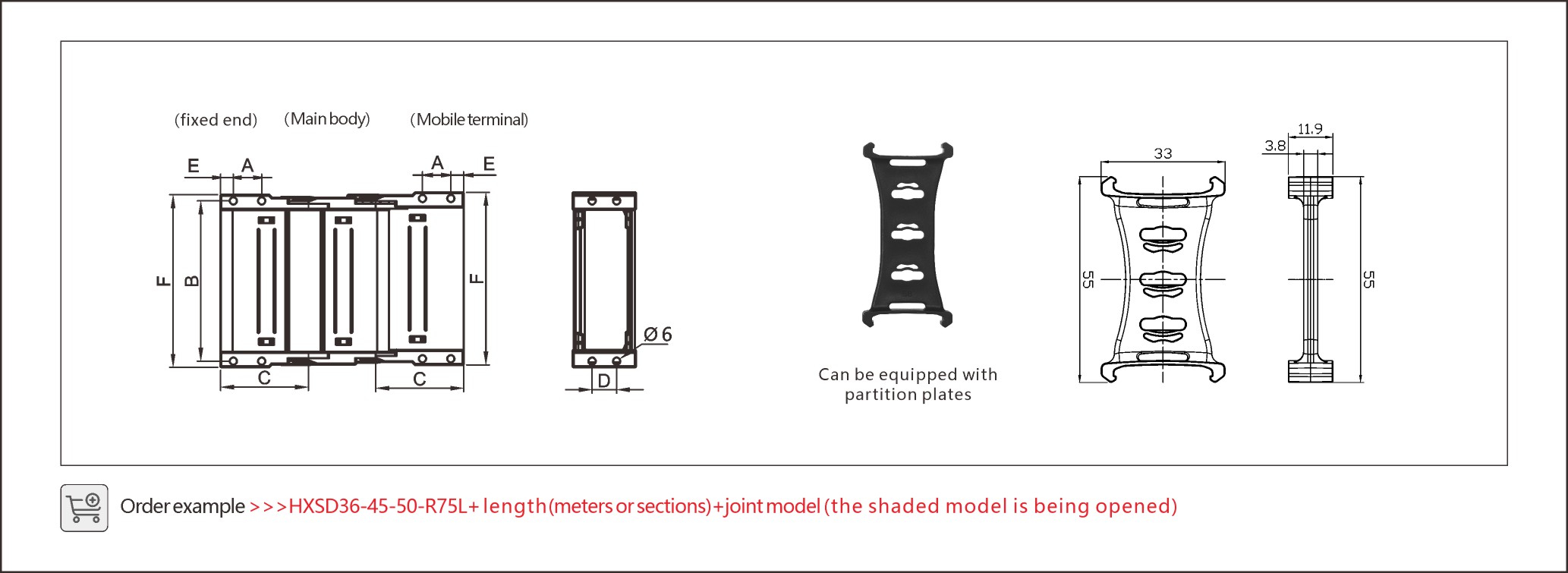 Efficient flexible cable management system suitable for dynamic industrial environments.
