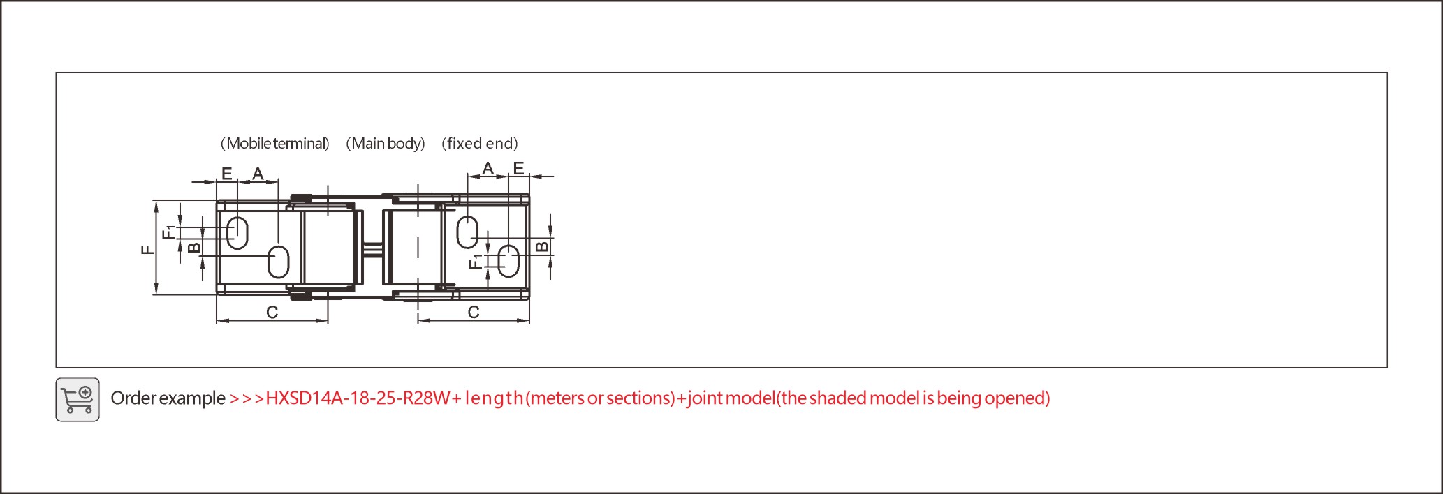 Robust multi-layer drag chain system ideal for complex cable routing.