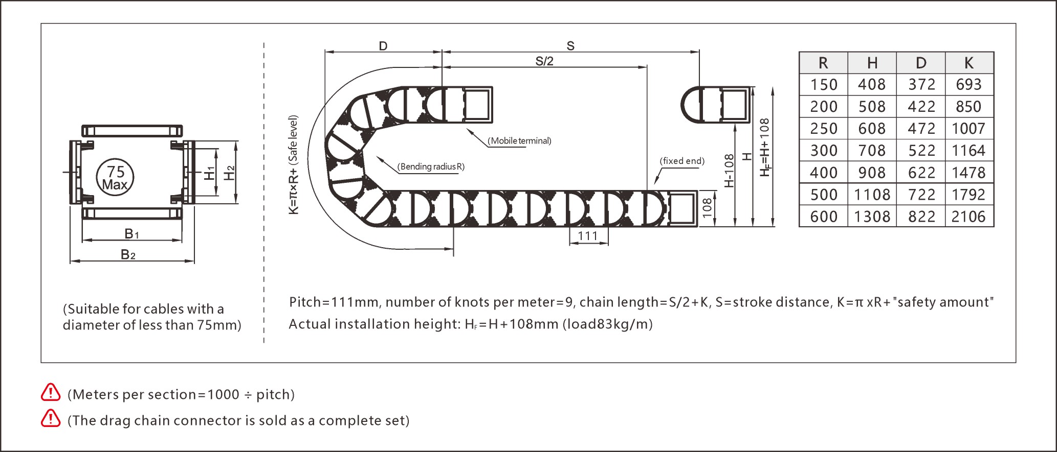 Trusted wholesale heavy duty chains suppliers for robust cable routing solutions.