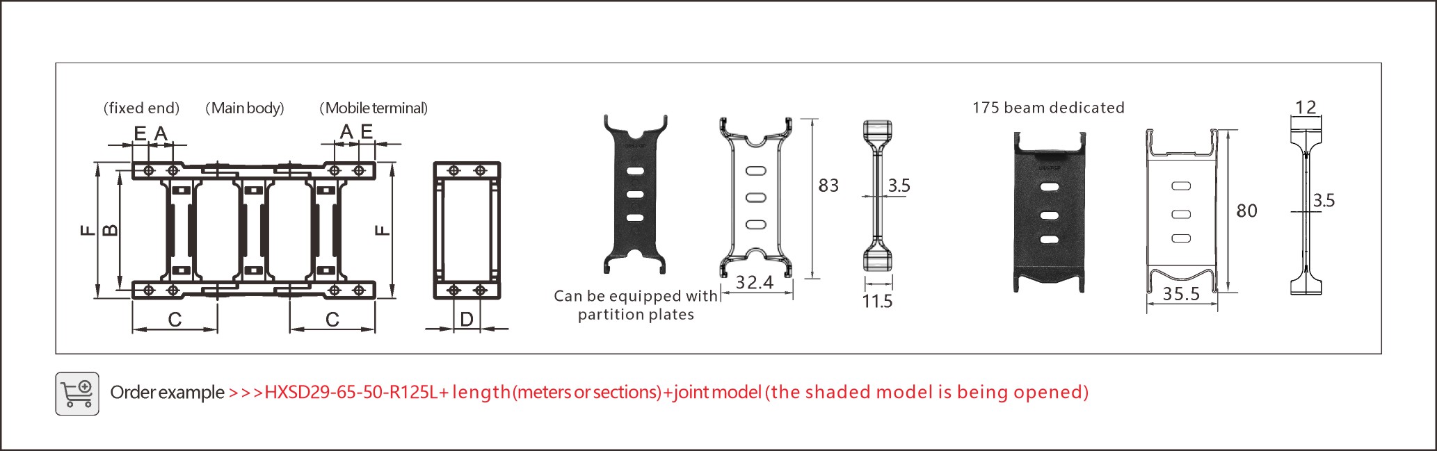 Flexible robotic arm cable channel ensures smooth movement and secure cable routing for automation tasks.