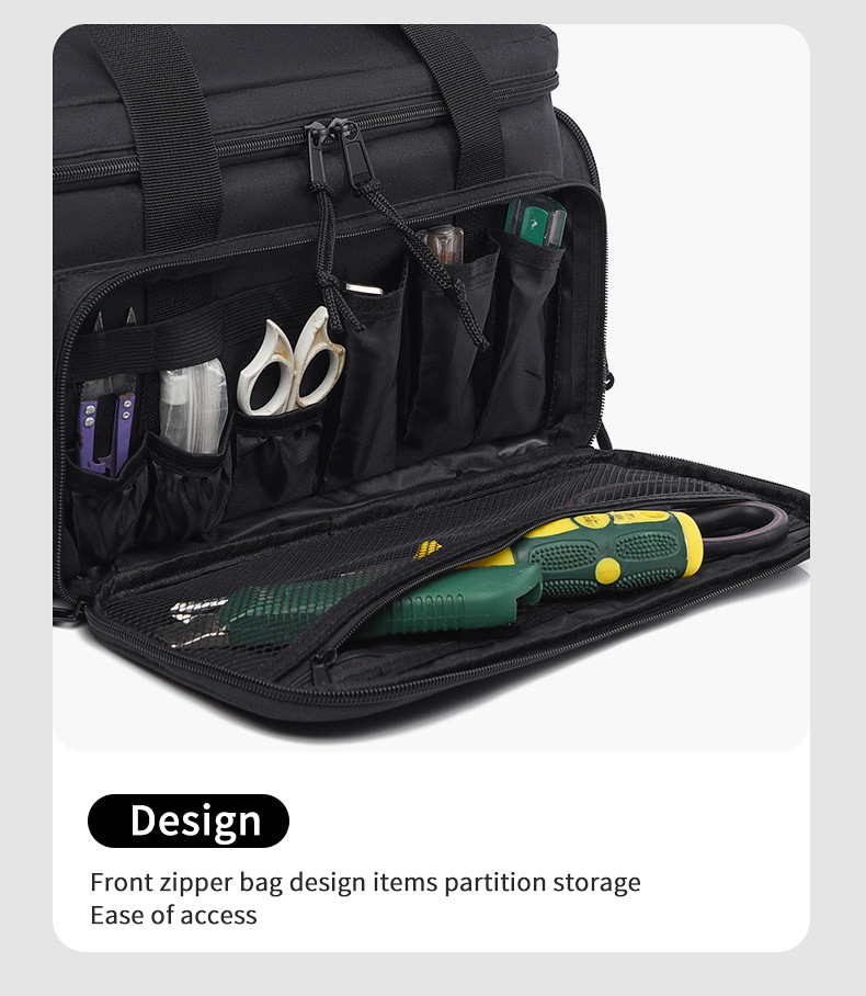 small tool pouch - toolkit Multi‑compartment small tool pouch for B2B industrial use
