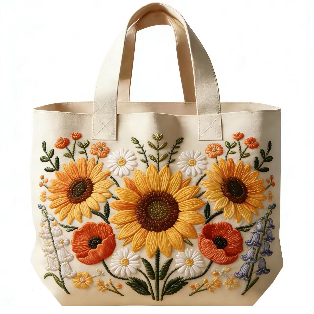 Foldable canvas tote bags portable shopping bag B2B OEM service