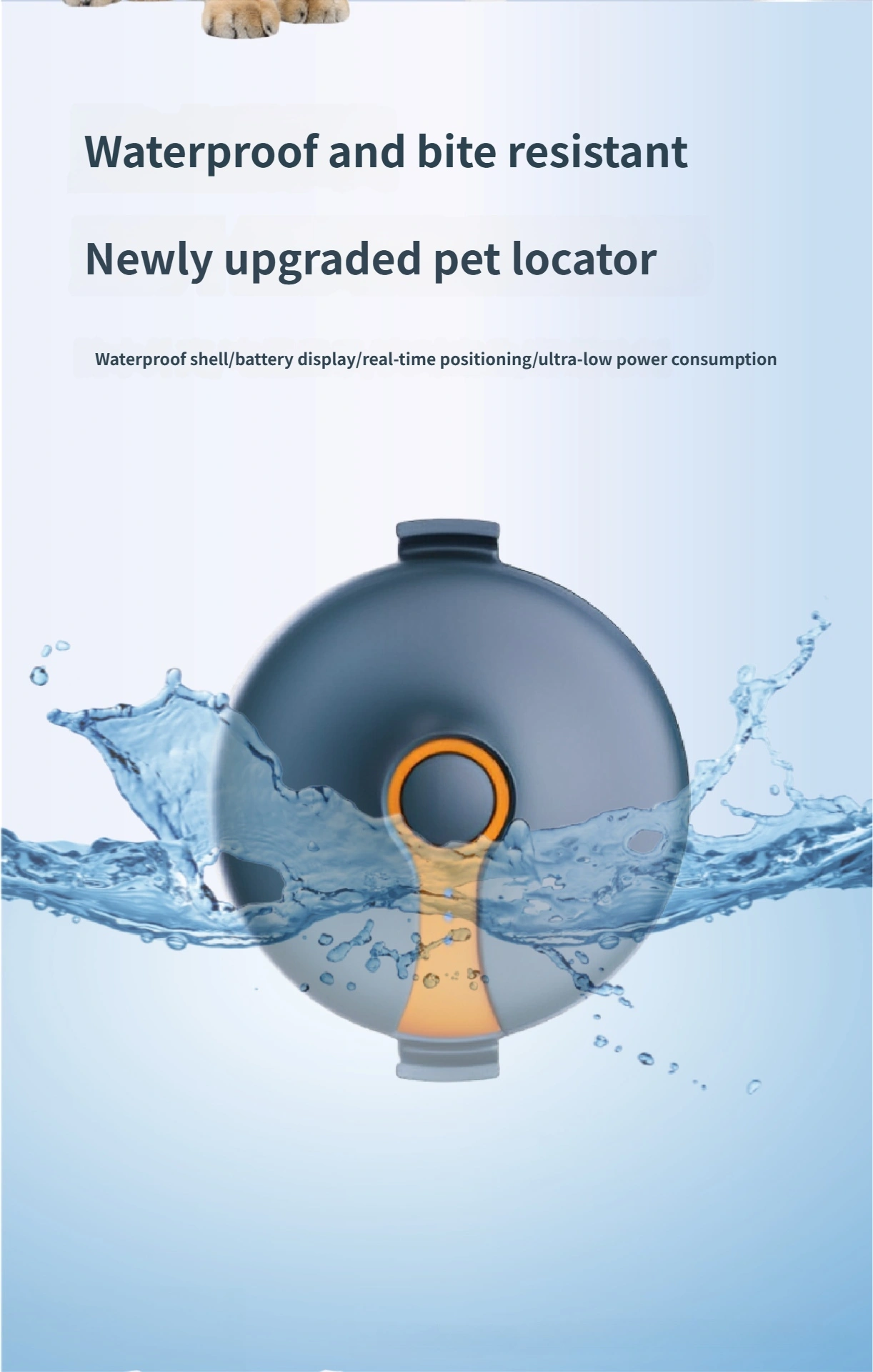 Pet Locator Pet Management - Dog Tracker GPS Dog Collar Waterproof Outdoor Anti-Escape Device