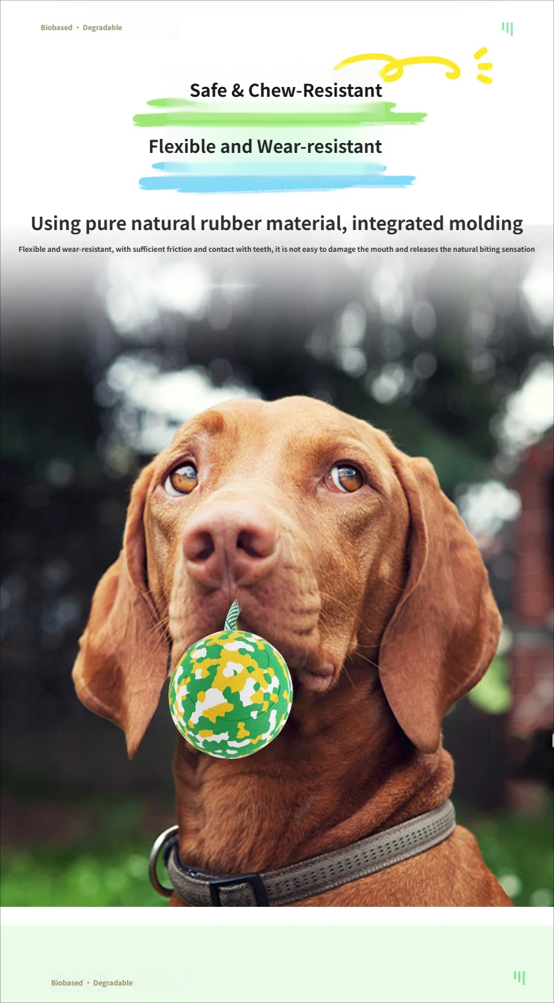 interactive pet toy ball - Bouncy Ball Durable Bouncy Ball for rough-playing large dogs