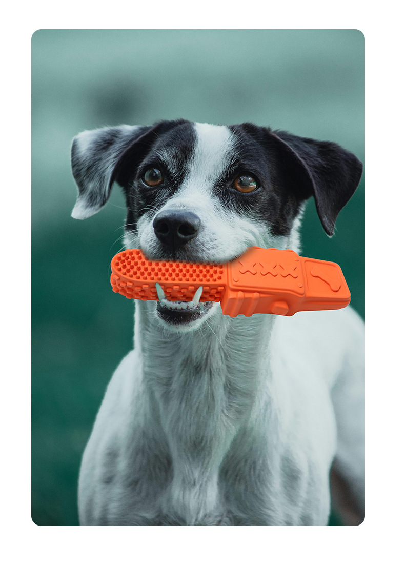 Durable chew-resistant rubber chewing toy - B2C super tough dog toys best teething toys for puppies