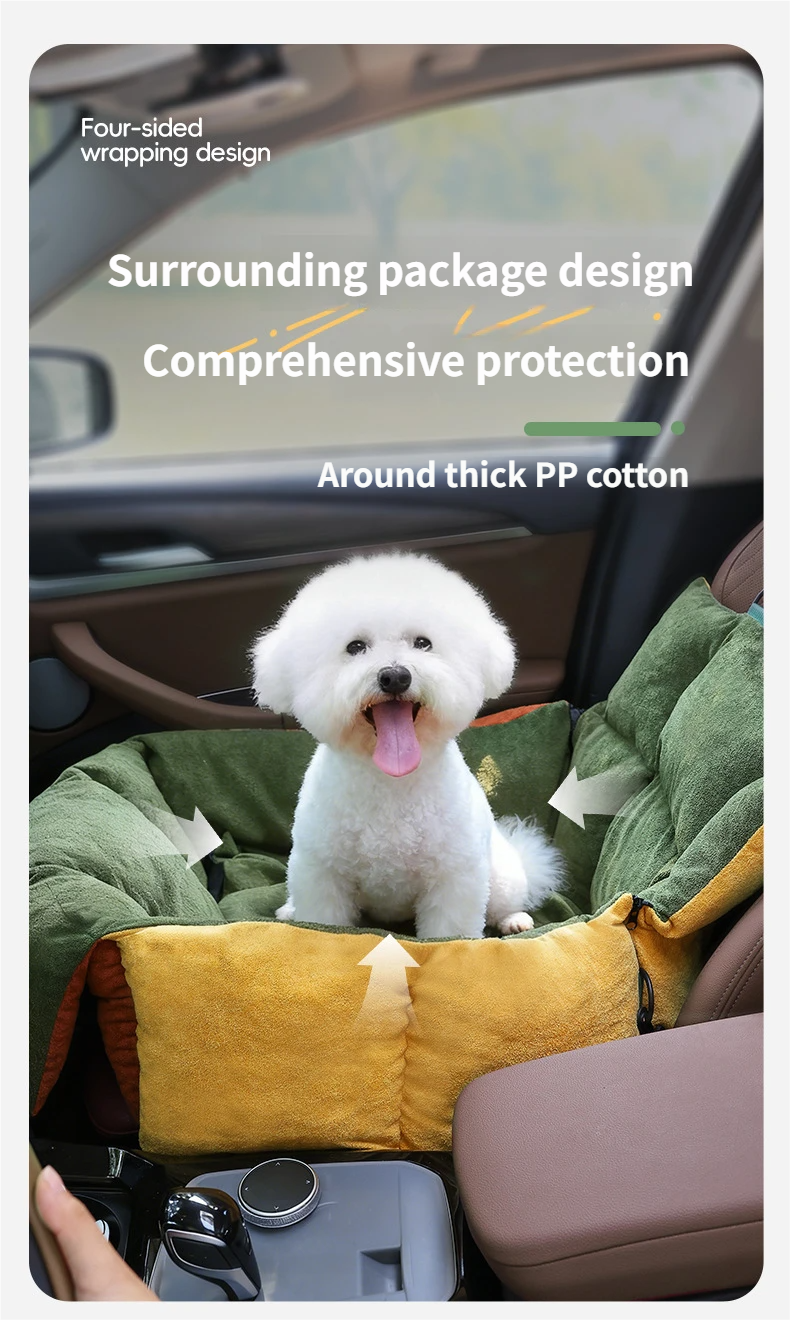 Waterproof Pet Car Carrier Bed - Durable Dog House for Cars - Bulk Wholesale & Customizable Design