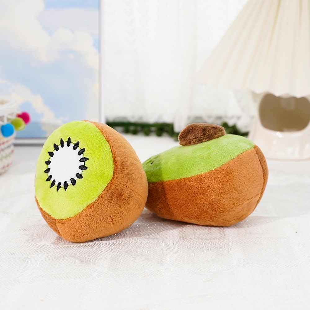 Pet stuffed animal - Pet plush avocado sound toy Dog stuffed animals Interactive Sound-Making Toy for Cats Dogs