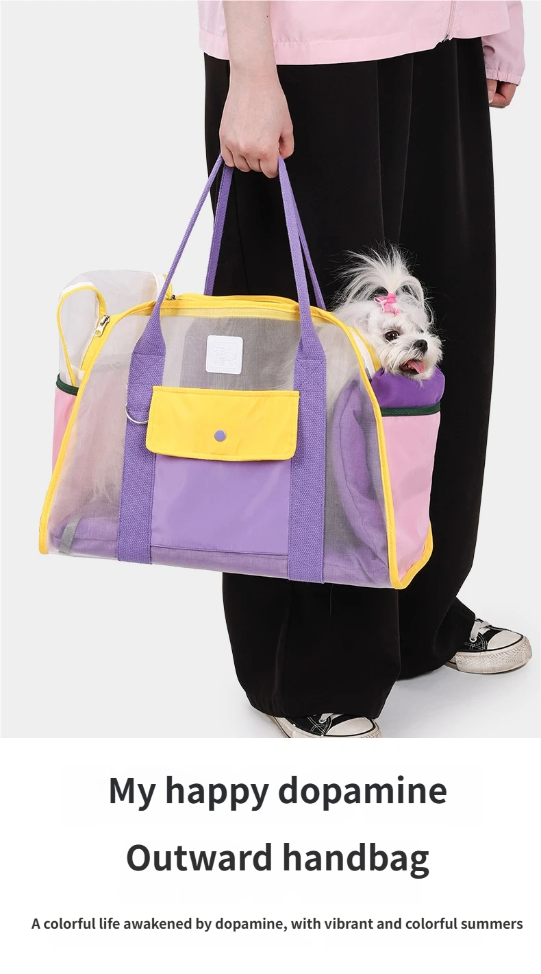 Compact Handheld Cat Carrier for Travel