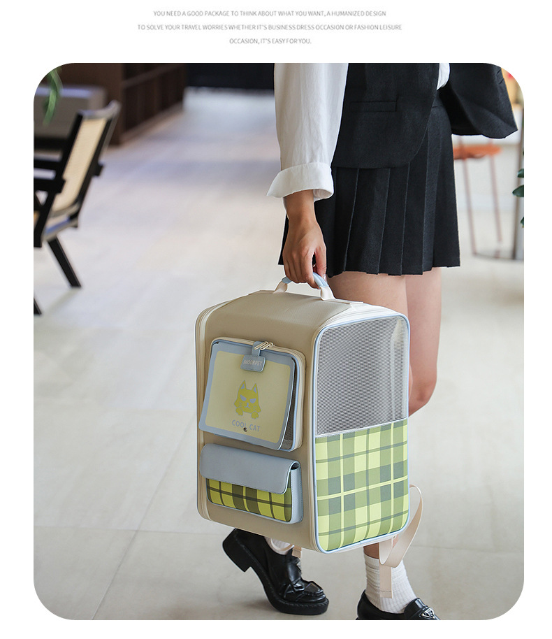 Foldable Pet Travel Carrier for Small Animals