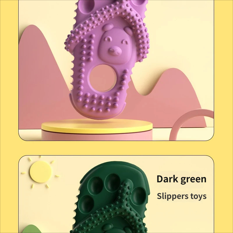 Pet toys - best chew bones for dogs Interactive slipper chewable toys for pet-parent fun
