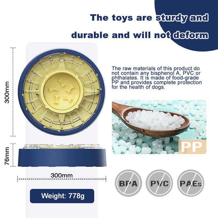 Best Automatic Cat Feeder - Timed Cat Feeder Spinning Puzzle Slow Bowl Interactive Feeder for Adult Cats