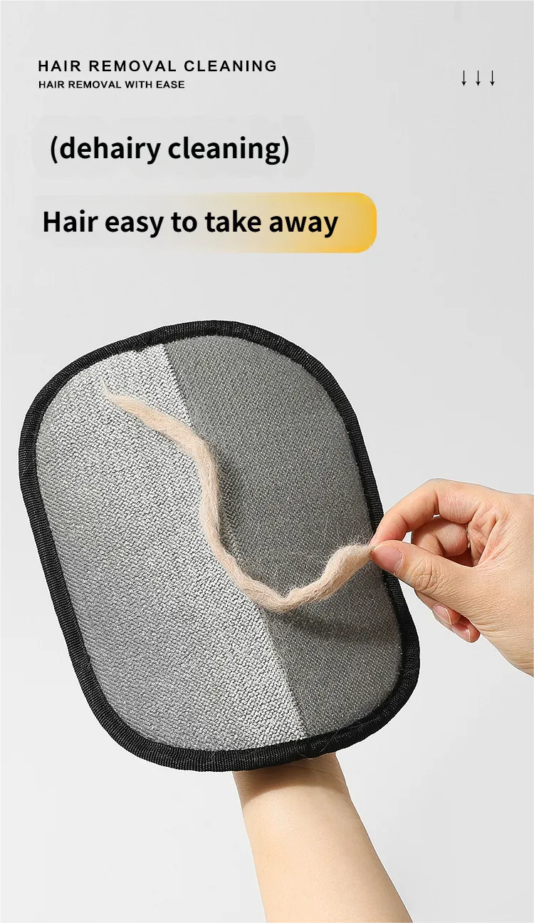 Electrostatic Pet Hair Removal Gloves - Cat Brush Glove Pet Hair Removal Gloves for Cats & Dogs
