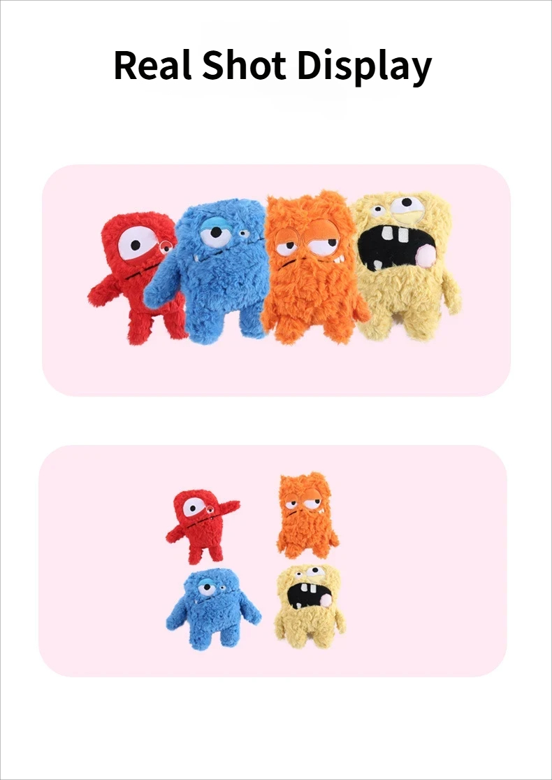 interactive toy - chewing toy Washable monster plush interactive toy for daily use