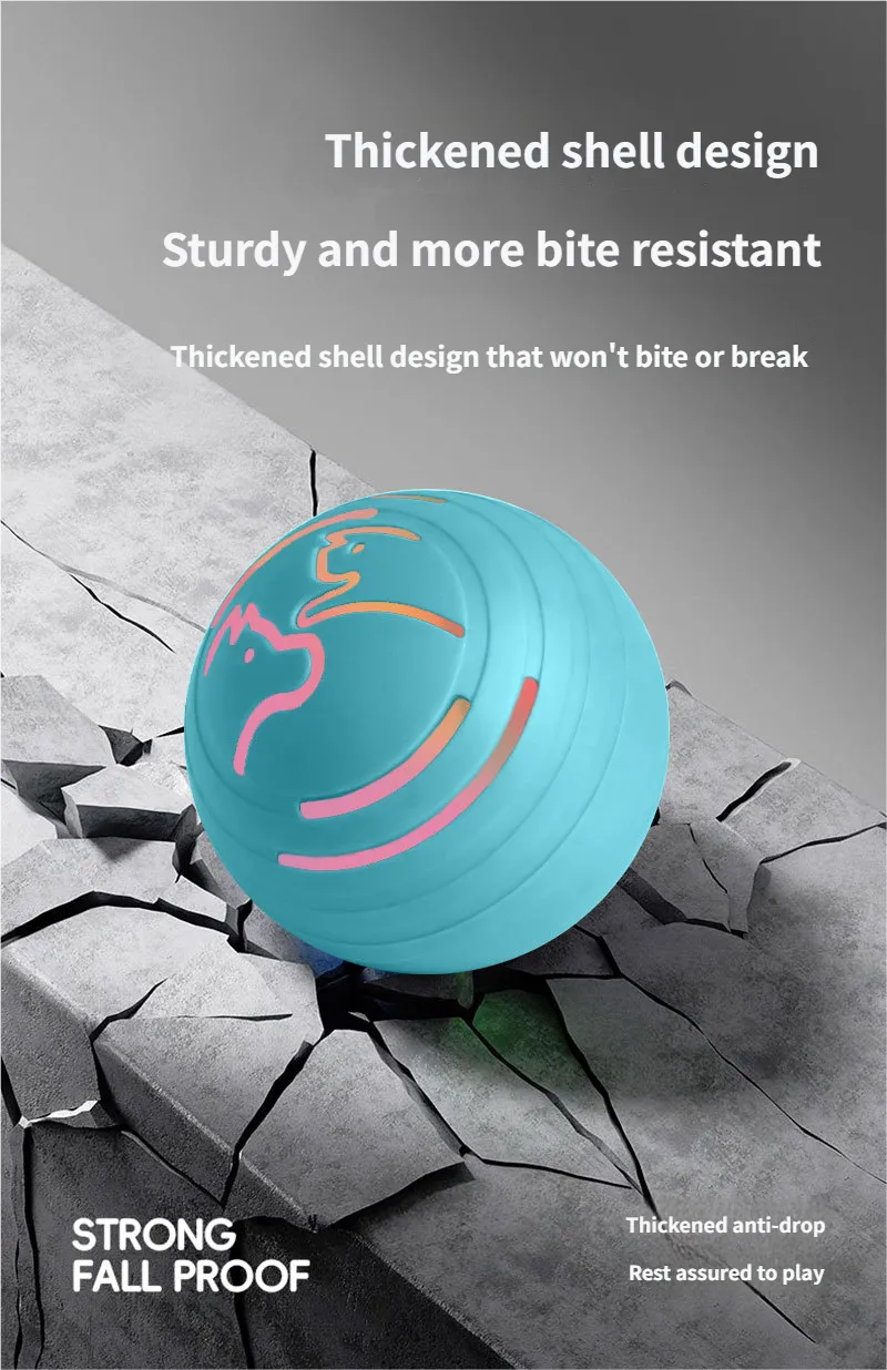 Dog-shaped Interactive Ball - Interactive Dog Toys Smart Dog Jumping Ball Durable for Indoor & Outdoor Games