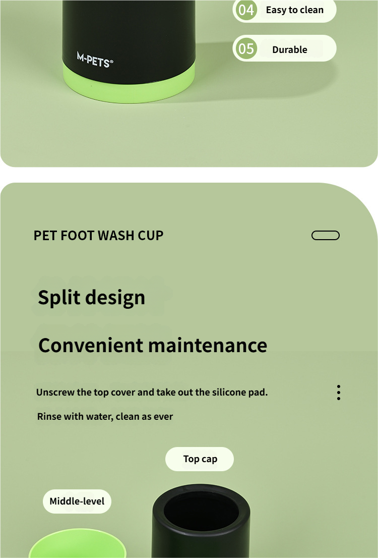 dog feet cleaner - Paw Muddy Paw Cleaner Dog Paw Washer Easy-to-Clean Dog Grooming Tool