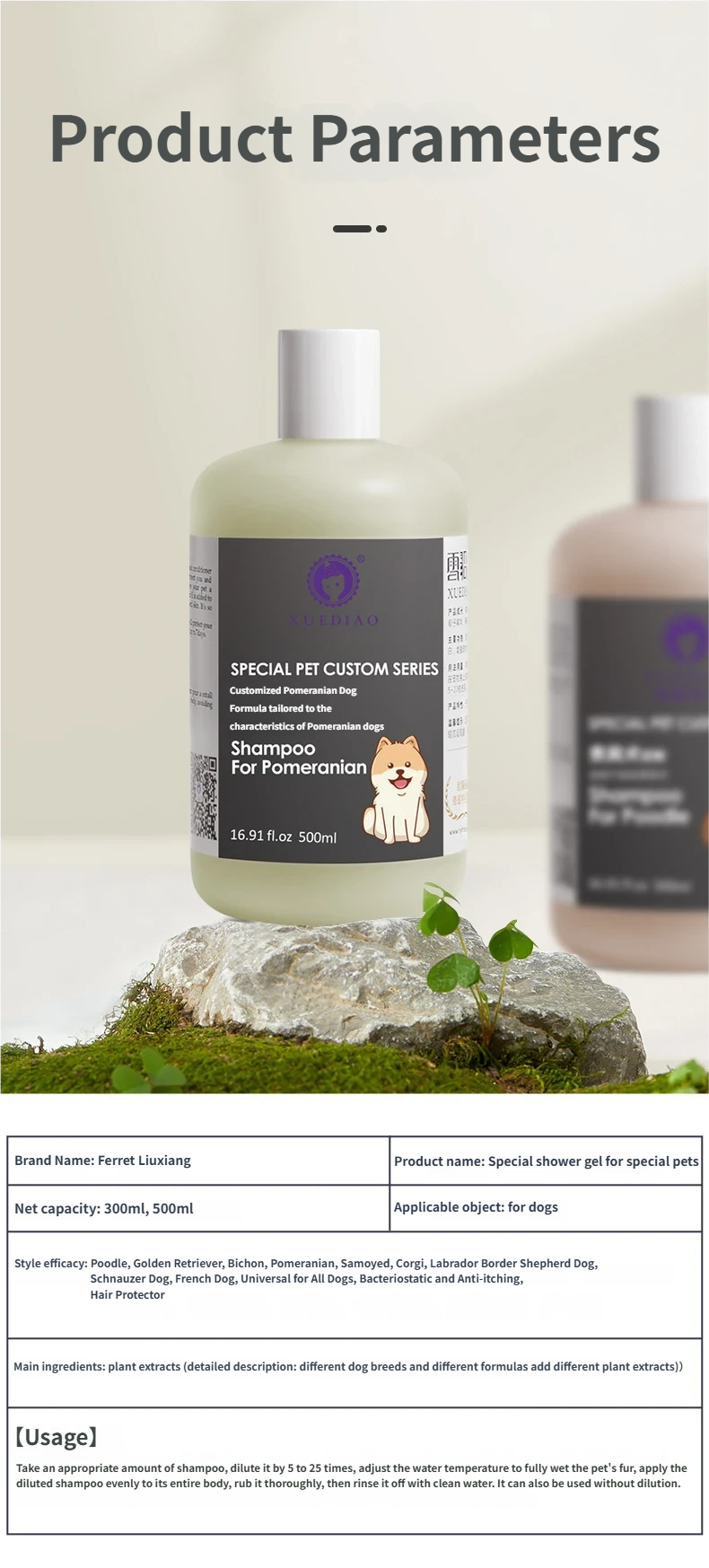 Malaseb dog shampoo - Dog pet shampoo Anti fungal dog shampoo Hypoallergenic Dog Skin Shampoo