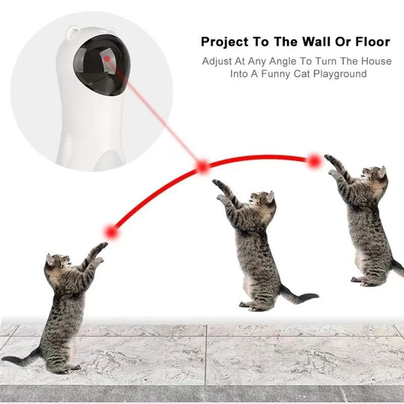 Best cat toys - Pet fully automatic infrared cat stimulator Interactive cat toys Laser Toy for Active Cats
