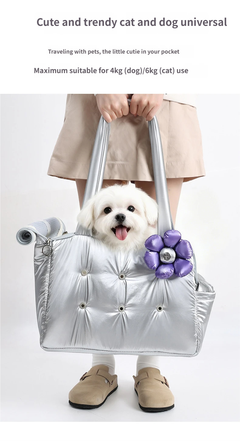 Cozy Pet Carrier Bag for Puppies and Kittens