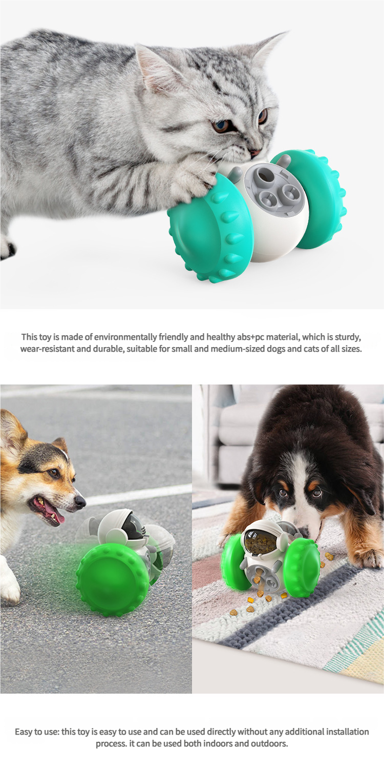 Best automatic cat feeder - Automatic cat feeder Dog and cat toys Balancing Vehicles Durable for Indoor Pets