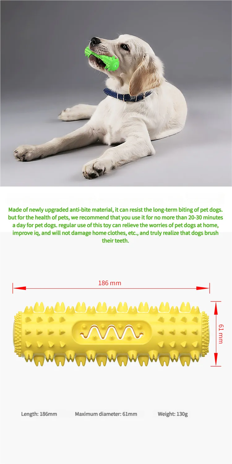 Soothe n chew - Teething toys for puppies Chew toys for teething dogs Dental Toothbrush Chew Toy Relieves Gum Pain