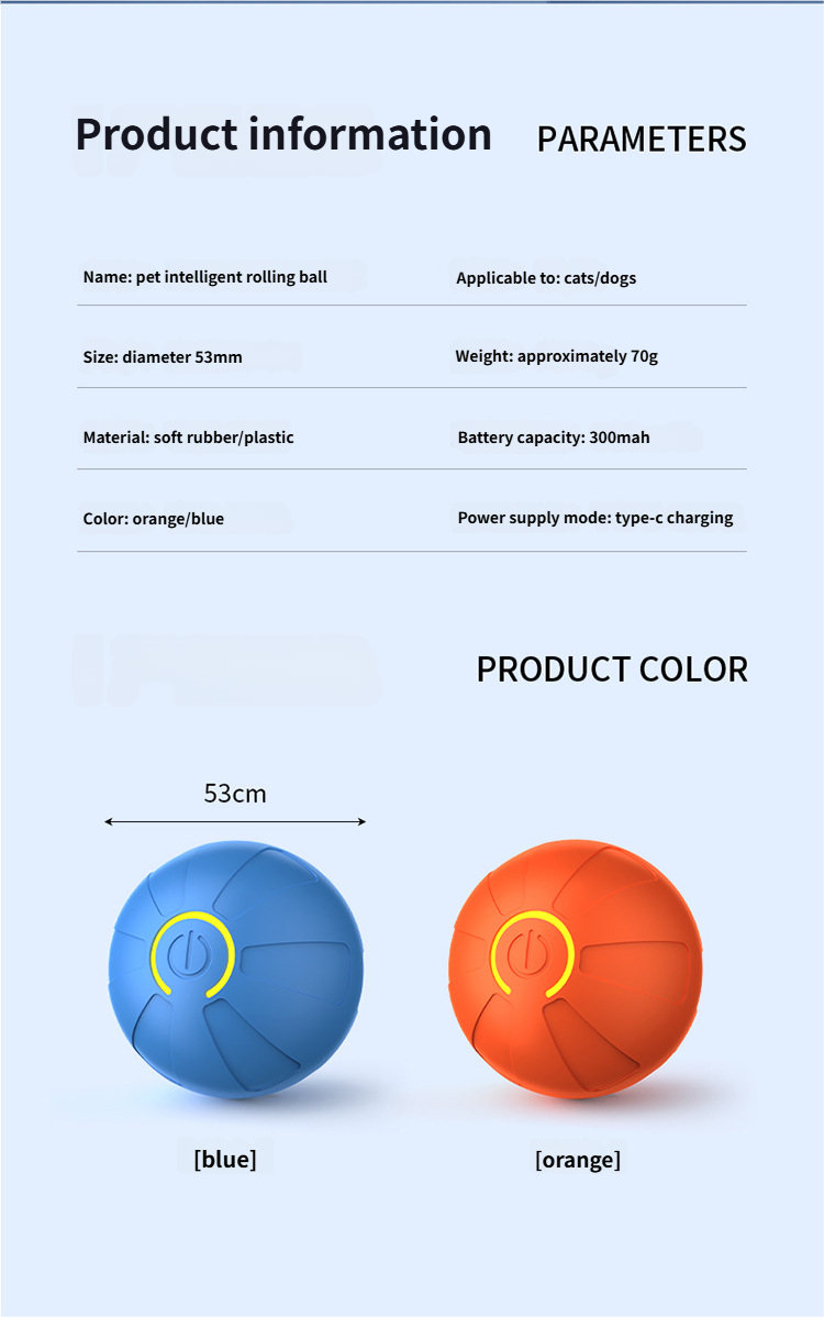 Dog-shaped Interactive Ball - Pet Bounce Bal Smart Jumping Ball Interactive Dog Toys Waterproof