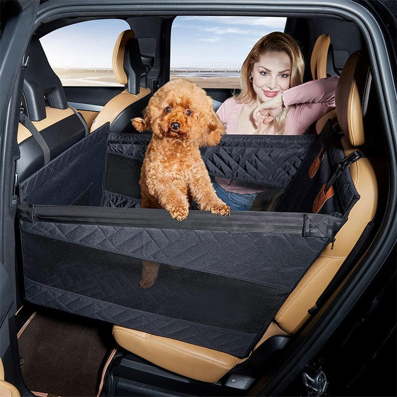 Secure Car Center Console Pet Bed