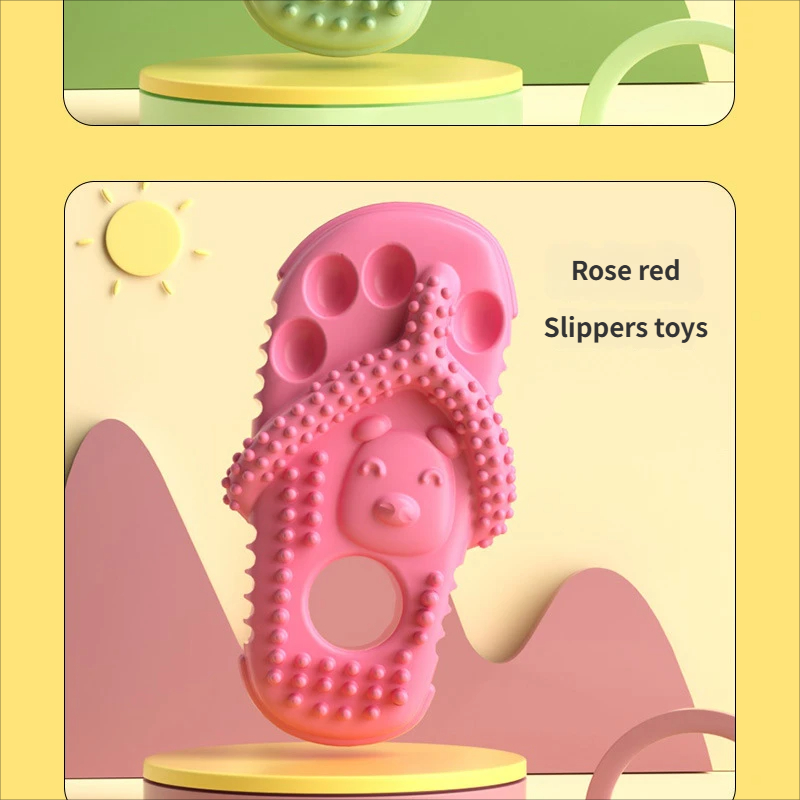 Pet toys - chewable toys Slipper-shaped best chew bones for dogs indoor boredom buster