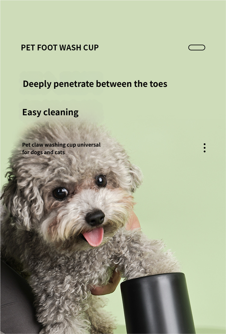 Dog Paw Washer - dog feet cleaner Dog Paw Cleaner for Muddy Paws Outdoor Dog Grooming