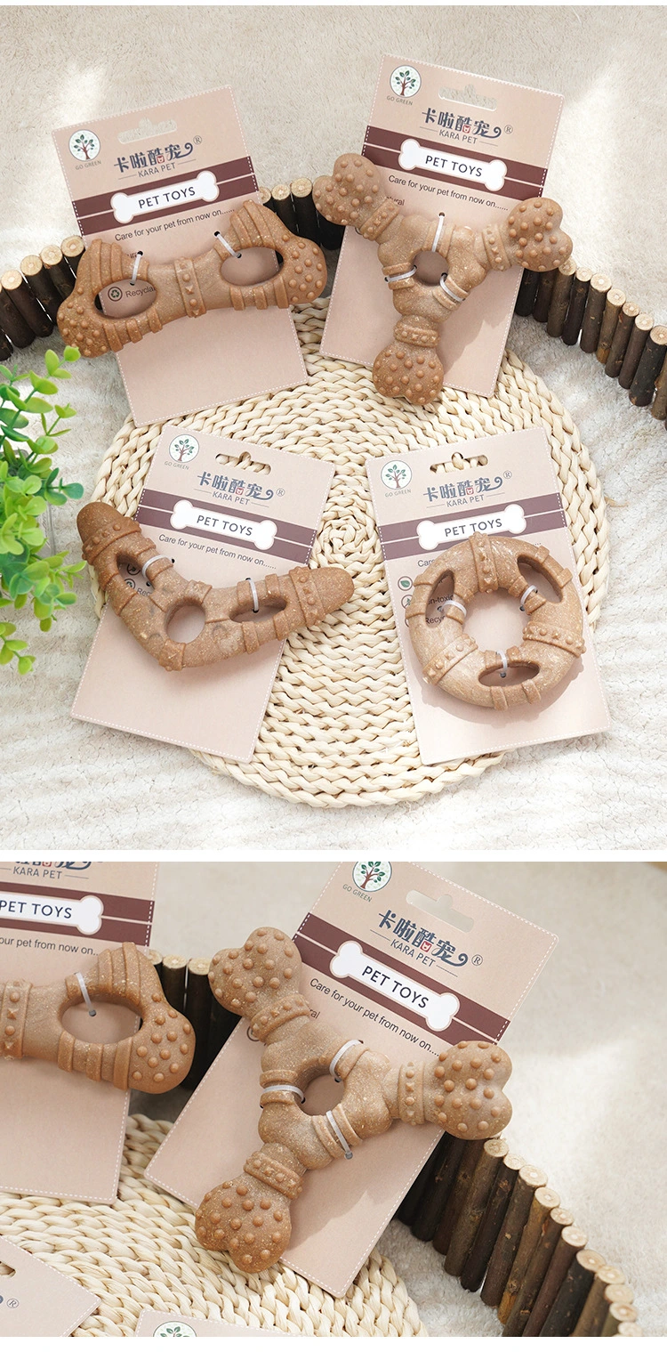 4 Pack Aggressive Chewer Dog Toys - Best Teething Toys for Puppies Durable Bite-Resistant