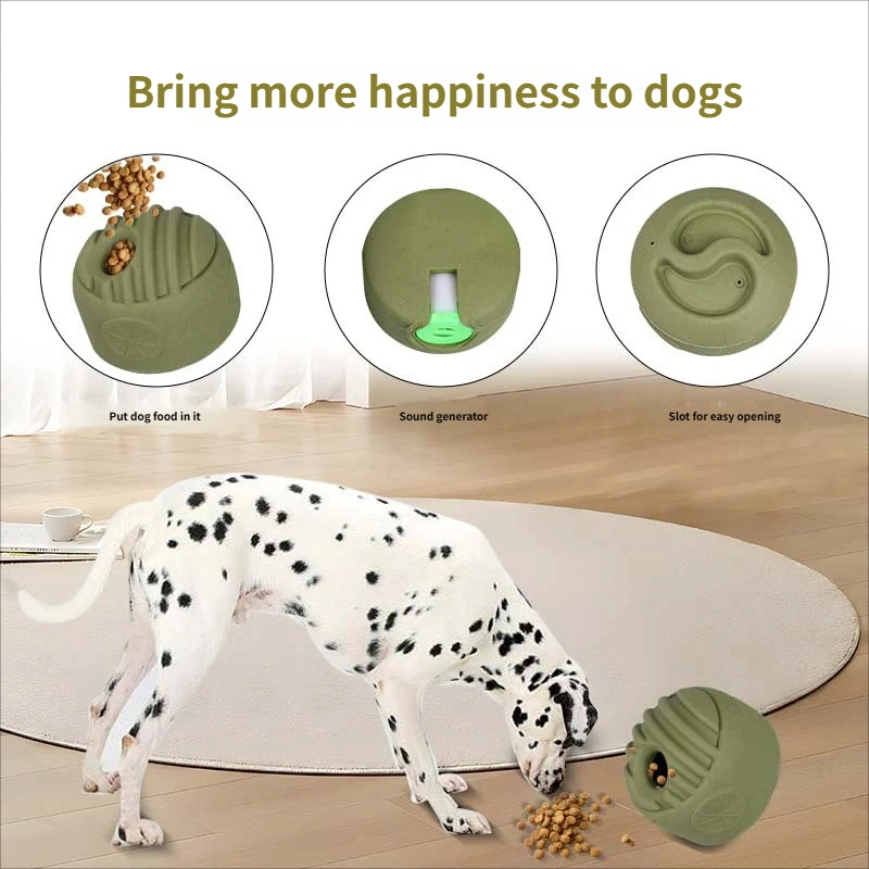 Indoor outdoor Dog food dispensing ball Chewing ball Licking ball Pet toy