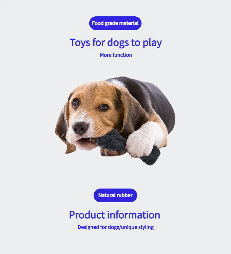 Best Teething Toys for Puppies - Puppy Toys for Teething Dog Biting Toy Large Bone Promotes Dental Health