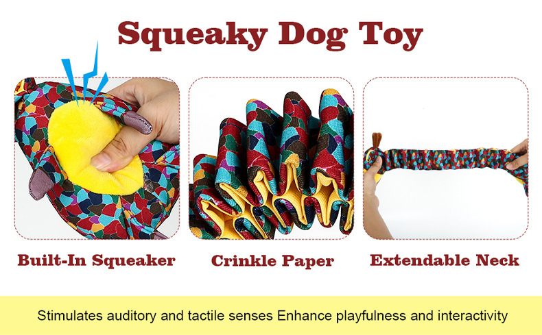 plush toy - noise maker toy Soft giraffe noise maker toy for dog interactive playtime