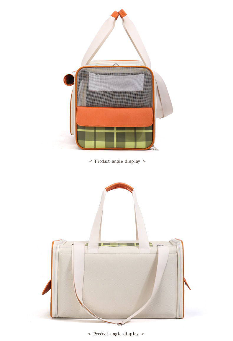 Lightweight Pet Tote Carrier with Pocket