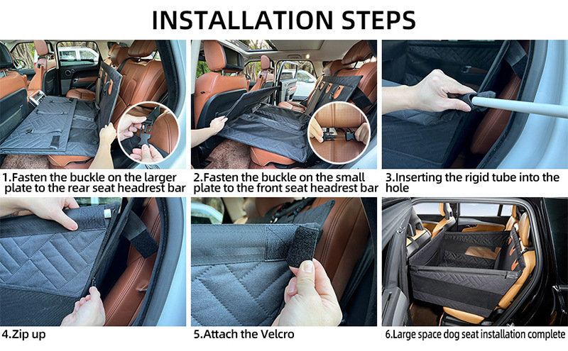 Large Trunk Pet Bed for Vehicles