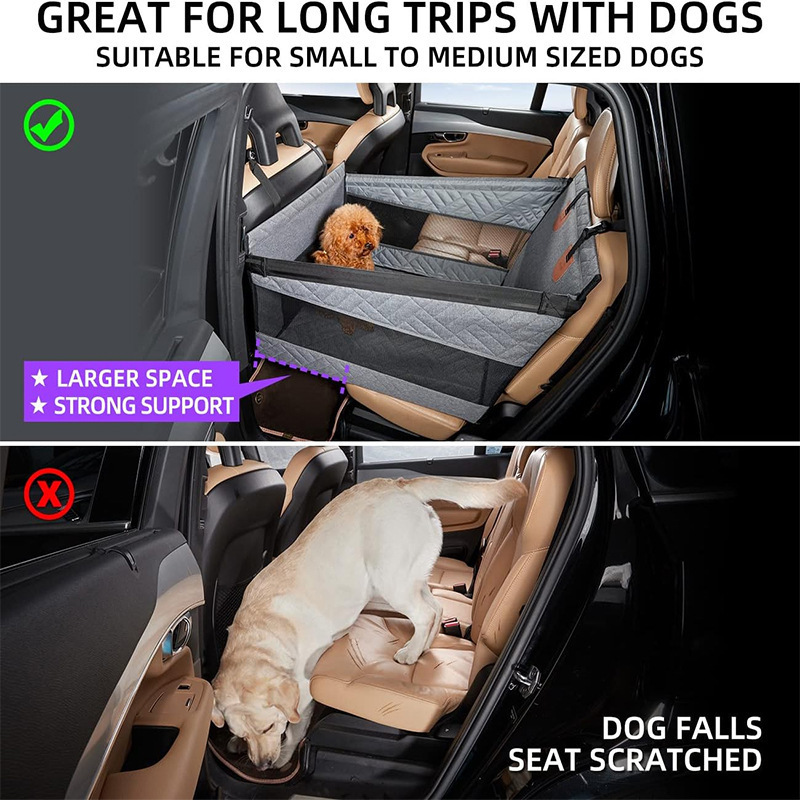 Compact Car Center Console Pet Bed