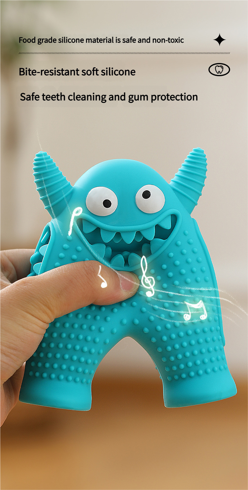 Dog teething sound toy - Good toys for teething dogs Best teething toys for puppies Non-Toxic Rubber Relieves Gum Pain