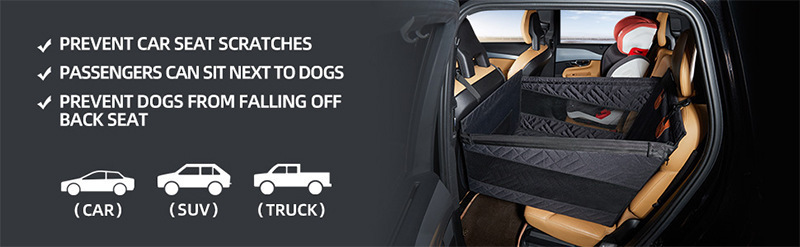 Washable Trunk Pet Bed for Car