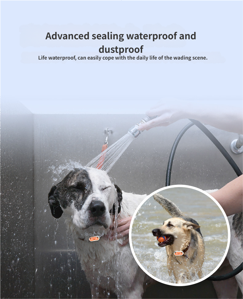 Best Smart Dog Collar - Smart Dog GPS Tracker Dual Positioning (GPS+Bluetooth) Anti-Escape