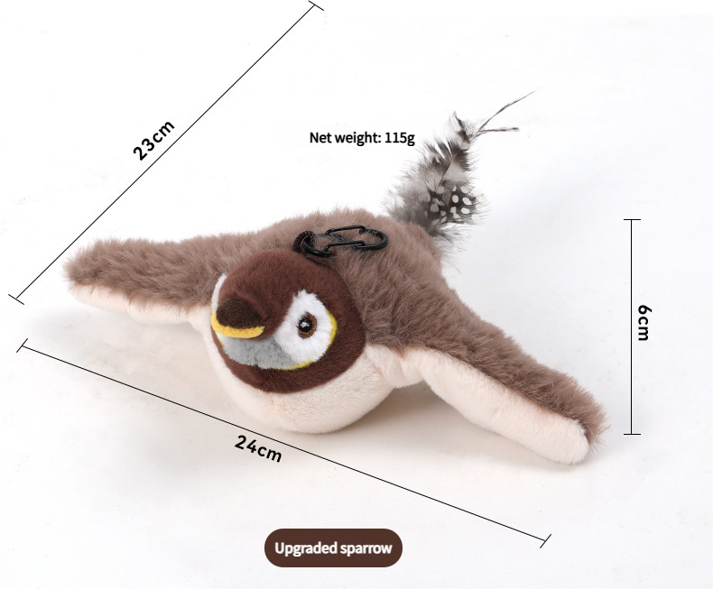 Interactive toys - Pet plush chew toys Sound-making toys Bite-Resistant Plush for Active Dogs & Cats