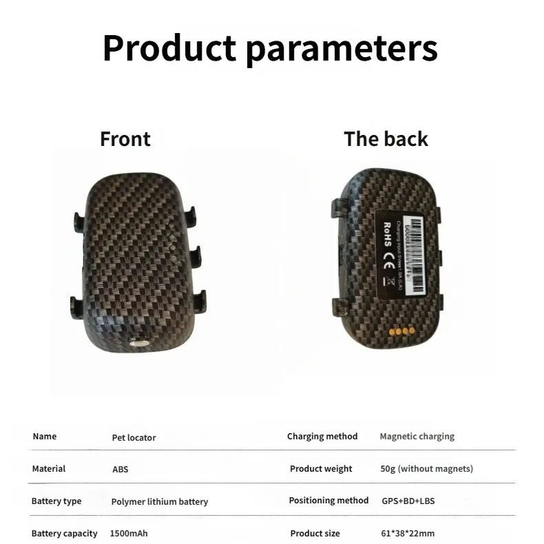 Pet GPS Location Worldwide Coverage - Wanwaytech Smart Pet Activity GPS Tracker for Small Medium Dogs