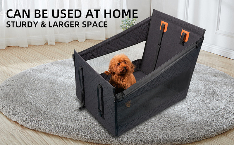 Portable Car Center Console Pet Bed