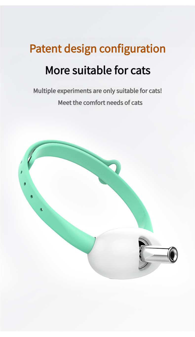 Smart Laser Cat Toy Collar - Cat laser collar Cat laser pointer collar Rechargeable Interactive Cat Toy