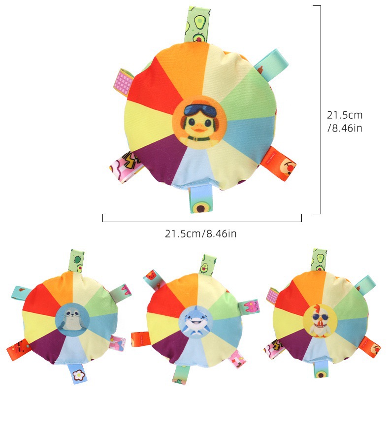 Dog Outdoor Soft Plush Frisbee - Small Dog Catch Frisbee Dog Flying Disk Lightweight for Outdoor Play