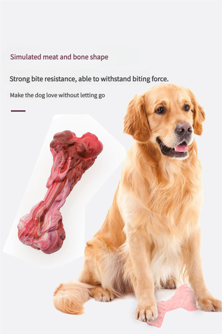 Dog Toy - Best Teething Toys for Puppies Realistic Large Bone Puppy Teething Toy Anti-Choke Design